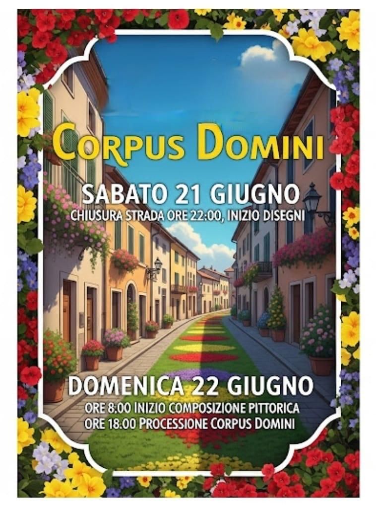 Infiorata per il Corpus Domini a Capistrello!