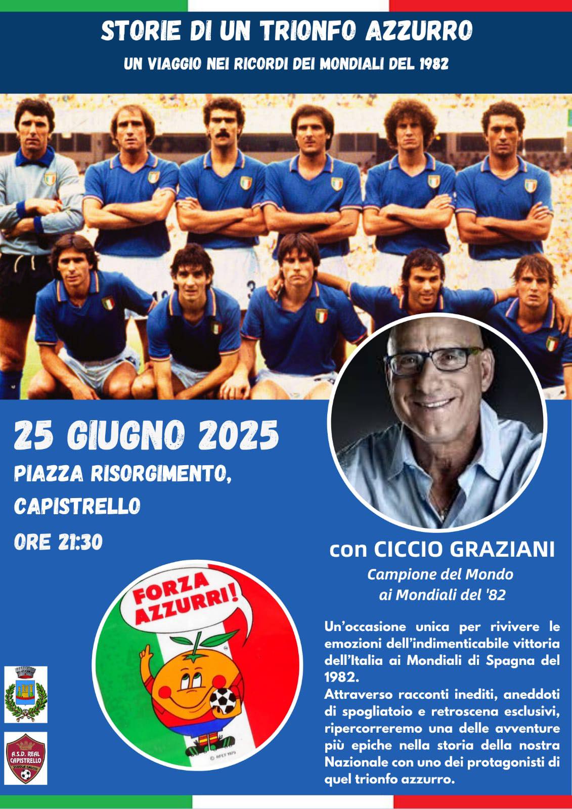 Una serata di ricordi, sport ed emozioni.